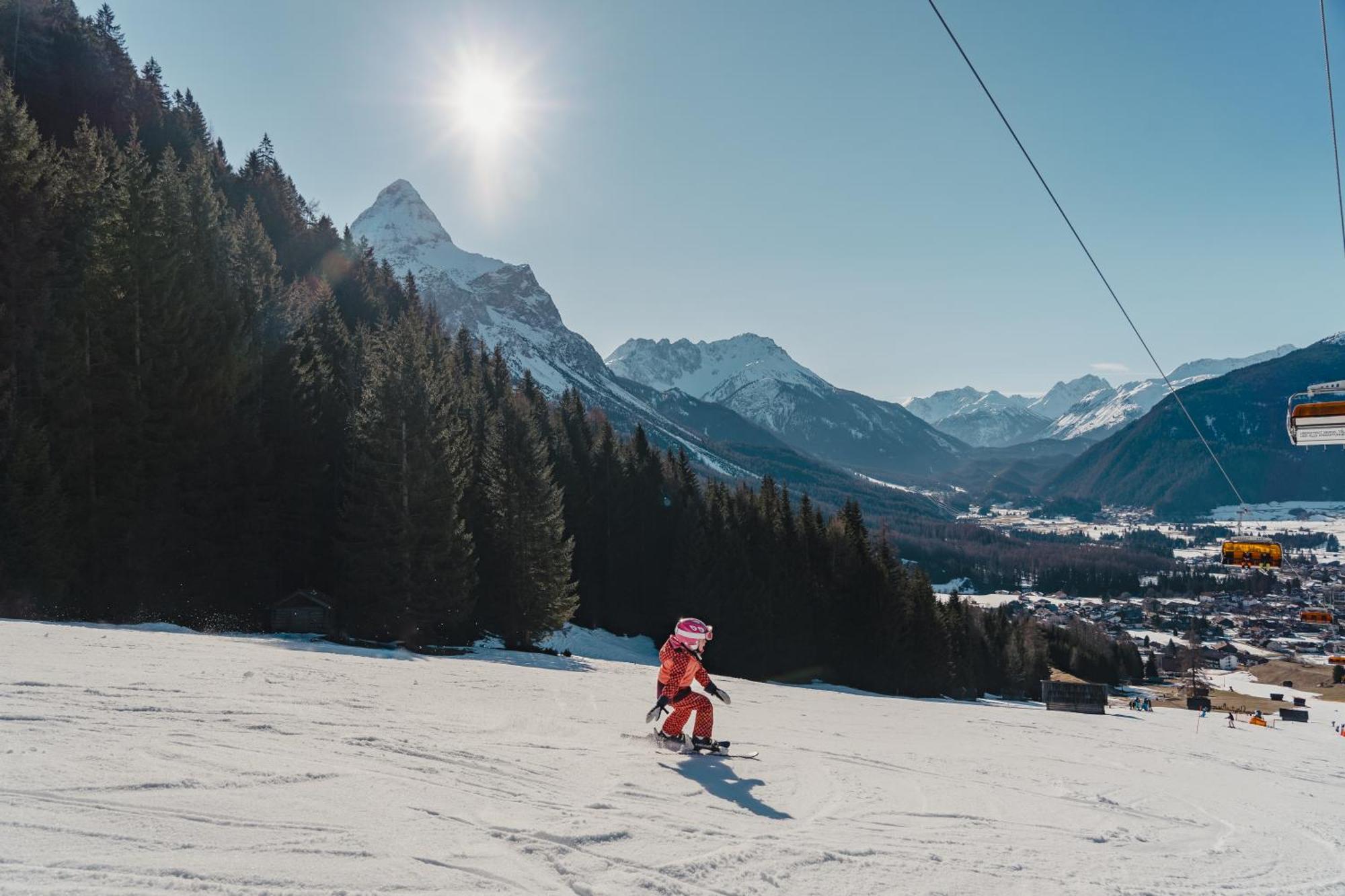 Appartement Gipfelblick- Tiroler Zugspitze Arena In 비버위어 외부 사진