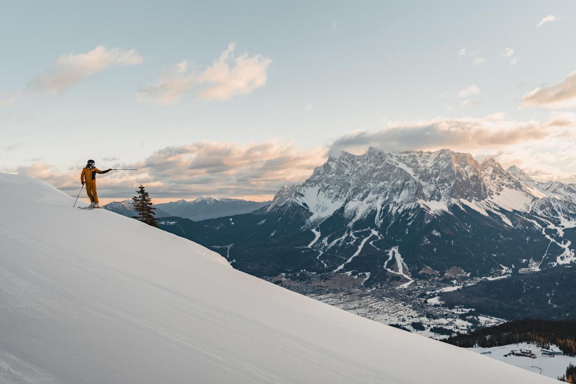 Appartement Gipfelblick- Tiroler Zugspitze Arena In 비버위어 외부 사진